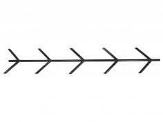 Pleach guide V-shaped (horizontal)