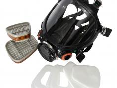 Full face mask 3M 7907 complete with filter set and storage bucket