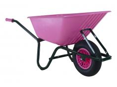 FORT Kruiwagen TK-100 Kunststof Roze