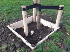 Houten gietrand